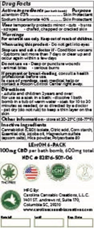 Lemon 6-pack label - CCC Lemon 6 pack Bath bomb label Jpeg